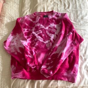NWT Urban Outfitters Renewal Heart Tie Dye Crewneck